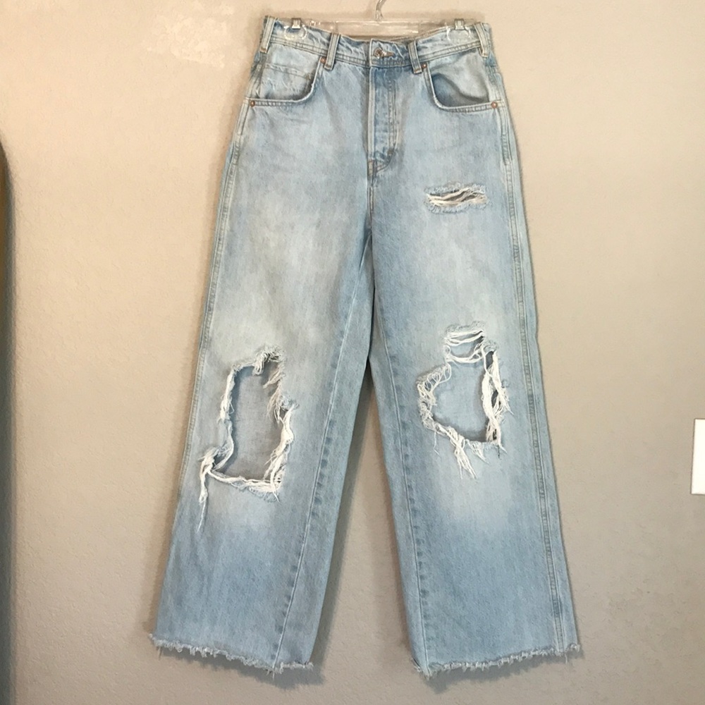Free people Ollie extreme wide leg jeans 25